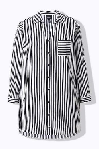 Moda za polnejše Košulja dugih rukava dužeg kroja plus velikost, xxl, Ulla Popken in Johann Popken (JP1880)