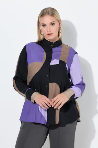 Moda za polnejše Bluza dugih rukava A kroja plus velikost, xxl, Ulla Popken in Johann Popken (JP1880)