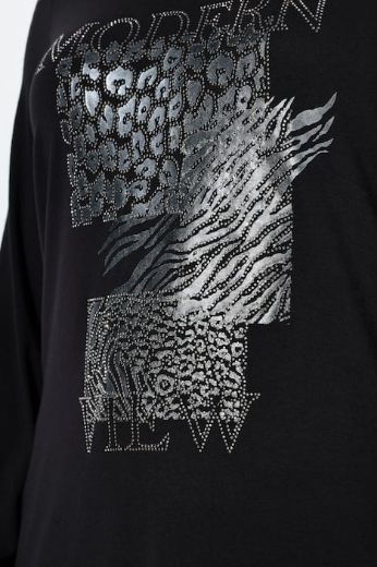 Moda za polnejše Majica dugih rukava okruglog ovratnika plus velikost, xxl, Ulla Popken in Johann Popken (JP1880)