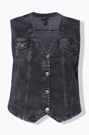 Moda za polnejše Prsluk od trapera plus velikost, xxl, Ulla Popken in Johann Popken (JP1880)