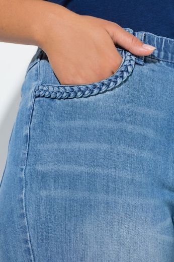 Moda za polnejše Traperice uskih nogavica plus velikost, xxl, Ulla Popken in Johann Popken (JP1880)