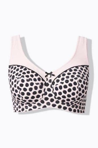 Moda za polnejše Grudnjak bez žice širokih naramenica plus velikost, xxl, Ulla Popken in Johann Popken (JP1880)