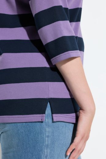 Moda za polnejše Majica Polo 3/4 rukava plus velikost, xxl, Ulla Popken in Johann Popken (JP1880)