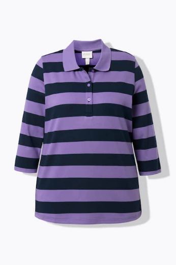Moda za polnejše Majica Polo 3/4 rukava plus velikost, xxl, Ulla Popken in Johann Popken (JP1880)