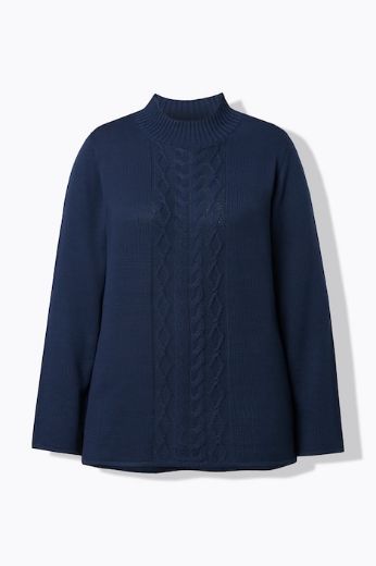 Moda za polnejše Pulover dugih rukava plus velikost, xxl, Ulla Popken in Johann Popken (JP1880)