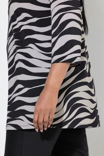 Moda za polnejše Majica 3/4 rukava A kroja plus velikost, xxl, Ulla Popken in Johann Popken (JP1880)