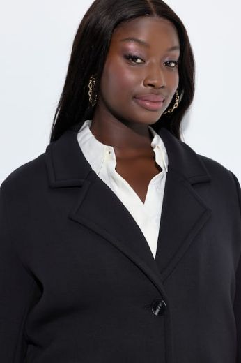 Moda za polnejše Kaput na kopčanje dužeg kroja plus velikost, xxl, Ulla Popken in Johann Popken (JP1880)