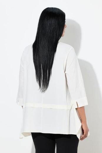 Moda za polnejše Bluza 3/4 rukava šireg kroja plus velikost, xxl, Ulla Popken in Johann Popken (JP1880)