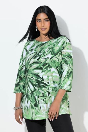 Moda za polnejše Majica 3/4 rukava A kroja plus velikost, xxl, Ulla Popken in Johann Popken (JP1880)