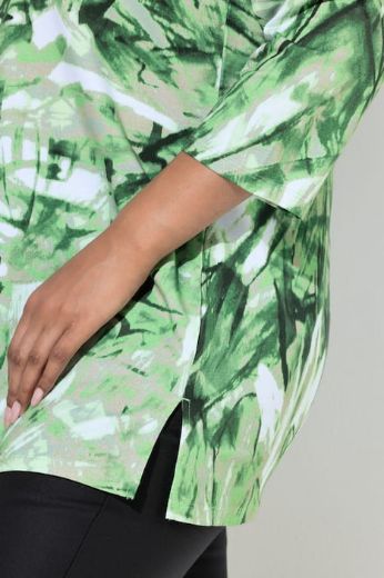 Moda za polnejše Majica 3/4 rukava A kroja plus velikost, xxl, Ulla Popken in Johann Popken (JP1880)