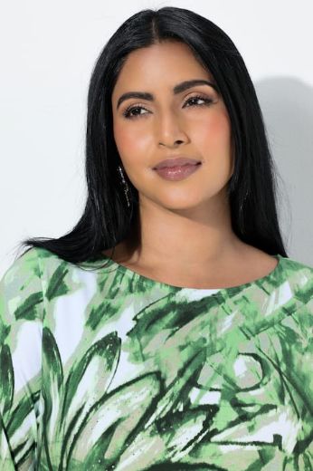 Moda za polnejše Majica 3/4 rukava A kroja plus velikost, xxl, Ulla Popken in Johann Popken (JP1880)