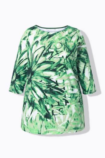 Moda za polnejše Majica 3/4 rukava A kroja plus velikost, xxl, Ulla Popken in Johann Popken (JP1880)