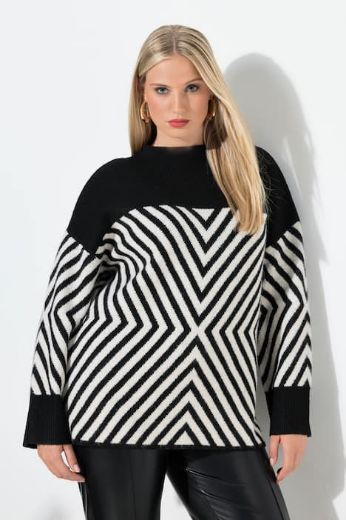 Moda za polnejše Pulover povišenog ovratnika plus velikost, xxl, Ulla Popken in Johann Popken (JP1880)
