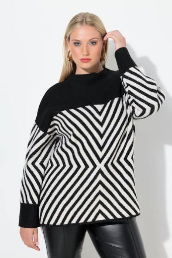 Moda za polnejše Pulover povišenog ovratnika plus velikost, xxl, Ulla Popken in Johann Popken (JP1880)