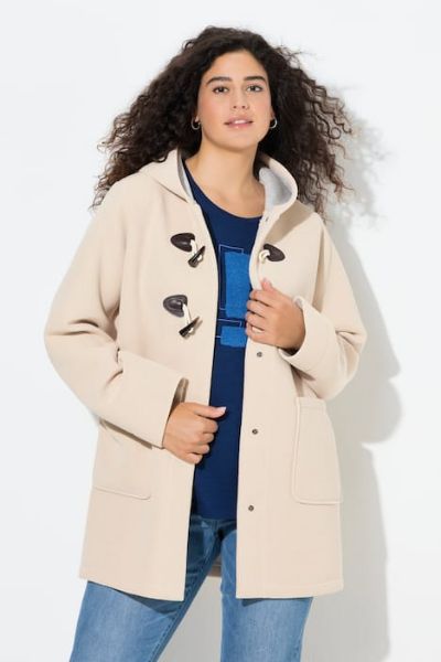 Slika Kaput na kopčanje s kapuljačom