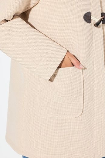 Moda za polnejše Kaput na kopčanje s kapuljačom plus velikost, xxl, Ulla Popken in Johann Popken (JP1880)