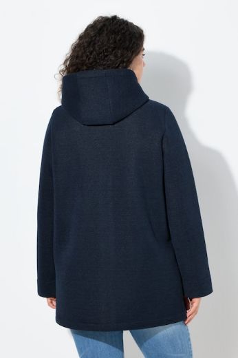 Moda za polnejše Kaput na kopčanje s kapuljačom plus velikost, xxl, Ulla Popken in Johann Popken (JP1880)