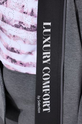 Moda za polnejše Majica dugih rukava s patentnim zatvaračem plus velikost, xxl, Ulla Popken in Johann Popken (JP1880)