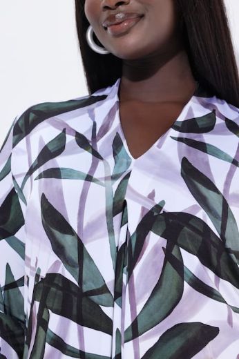 Moda za polnejše Bluza 3/4 rukava A kroja plus velikost, xxl, Ulla Popken in Johann Popken (JP1880)