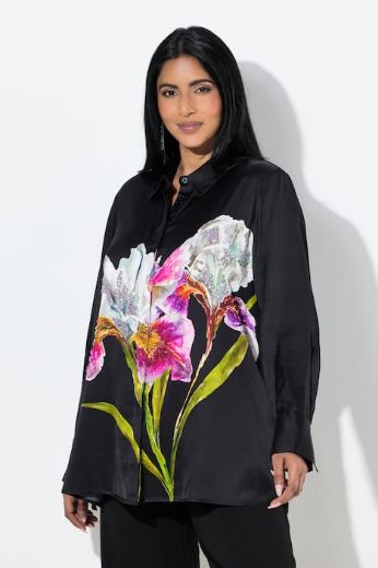 Moda za polnejše Bluza dugih rukava A kroja plus velikost, xxl, Ulla Popken in Johann Popken (JP1880)