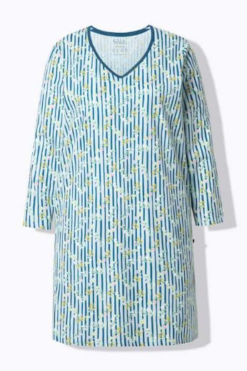 Moda za polnejše Spavaćica dugih rukava 2 komada plus velikost, xxl, Ulla Popken in Johann Popken (JP1880)