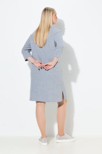 Moda za polnejše Haljina midi 3/4 rukava plus velikost, xxl, Ulla Popken in Johann Popken (JP1880)