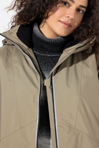 Moda za polnejše Jakna vodootporna s kapuljačom plus velikost, xxl, Ulla Popken in Johann Popken (JP1880)