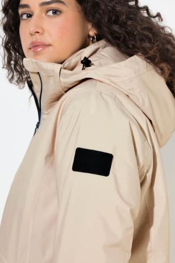 Moda za polnejše Jakna vodootporna s kapuljačom plus velikost, xxl, Ulla Popken in Johann Popken (JP1880)