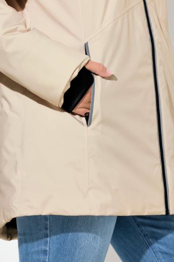 Moda za polnejše Jakna vodootporna s kapuljačom plus velikost, xxl, Ulla Popken in Johann Popken (JP1880)