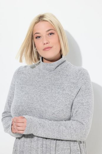 Moda za polnejše Haljina dugih rukava A kroja plus velikost, xxl, Ulla Popken in Johann Popken (JP1880)