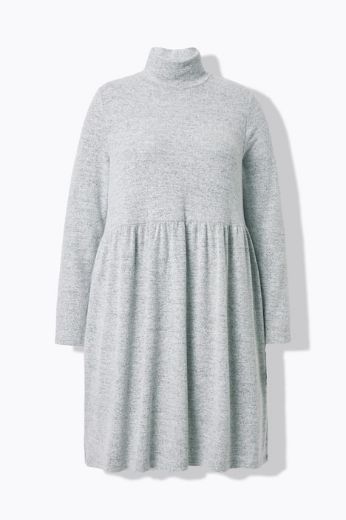 Moda za polnejše Haljina dugih rukava A kroja plus velikost, xxl, Ulla Popken in Johann Popken (JP1880)