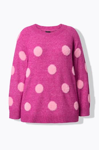 Moda za polnejše Pulover dugih rukava okruglog ovratnika plus velikost, xxl, Ulla Popken in Johann Popken (JP1880)