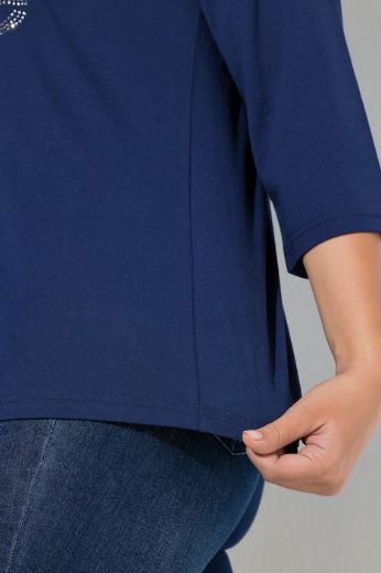 Moda za polnejše Majica 3/4 rukava V ovratnika plus velikost, xxl, Ulla Popken in Johann Popken (JP1880)