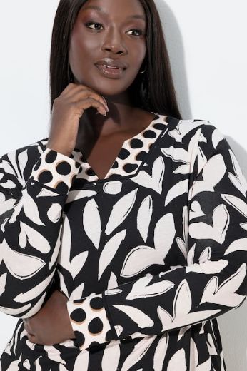 Moda za polnejše Spavaćica dugih rukava plus velikost, xxl, Ulla Popken in Johann Popken (JP1880)