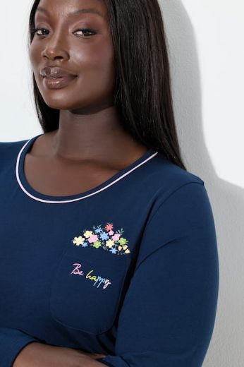 Moda za polnejše Pidžama dugih rukava i dugih nogavica plus velikost, xxl, Ulla Popken in Johann Popken (JP1880)