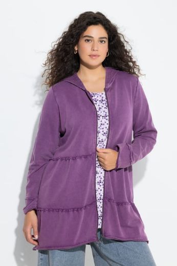 Moda za polnejše Majica dugih rukava s kapuljačom plus velikost, xxl, Ulla Popken in Johann Popken (JP1880)