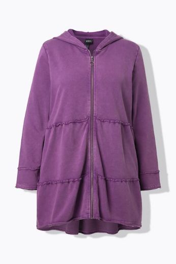 Moda za polnejše Majica dugih rukava s kapuljačom plus velikost, xxl, Ulla Popken in Johann Popken (JP1880)