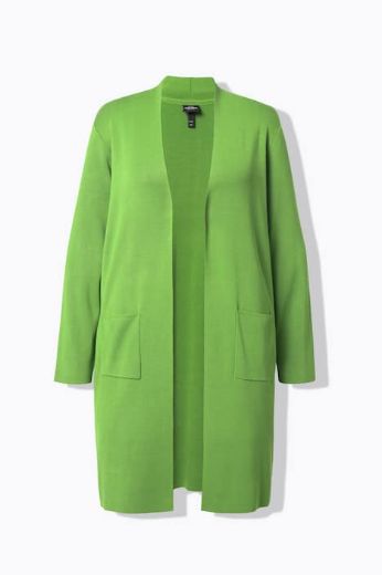 Moda za polnejše Kardigan dugi model s džepovima plus velikost, xxl, Ulla Popken in Johann Popken (JP1880)