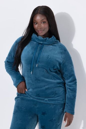 Moda za polnejše Majica dugih rukava povišenog ovratnika plus velikost, xxl, Ulla Popken in Johann Popken (JP1880)