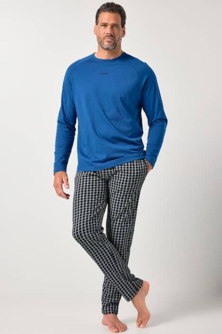 Moda za polnejše Pidžama dugih rukava i dugih nogavica plus velikost, xxl, Ulla Popken in Johann Popken (JP1880)