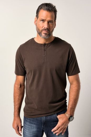 Moda za polnejše Majica kratkih rukava s gumbićima plus velikost, xxl, Ulla Popken in Johann Popken (JP1880)