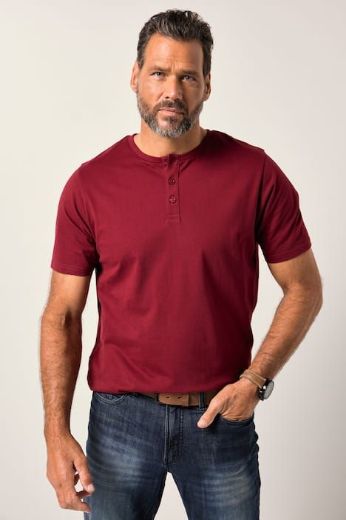 Moda za polnejše Majica kratkih rukava s gumbićima plus velikost, xxl, Ulla Popken in Johann Popken (JP1880)