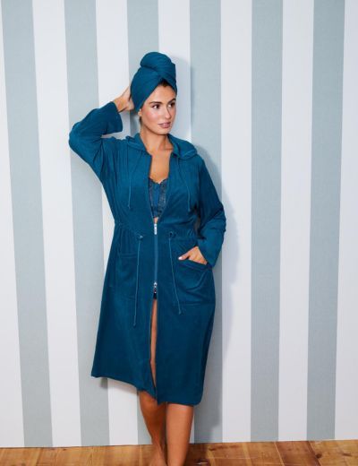 Kopalni plašči za polnejše ženske in moške, plus velikost Kopalni plašči xxl Ulla Popken in Johann Popken (JP1880)