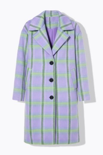 Moda za polnejše Kaput karirani šireg kroja plus velikost, xxl, Ulla Popken in Johann Popken (JP1880)