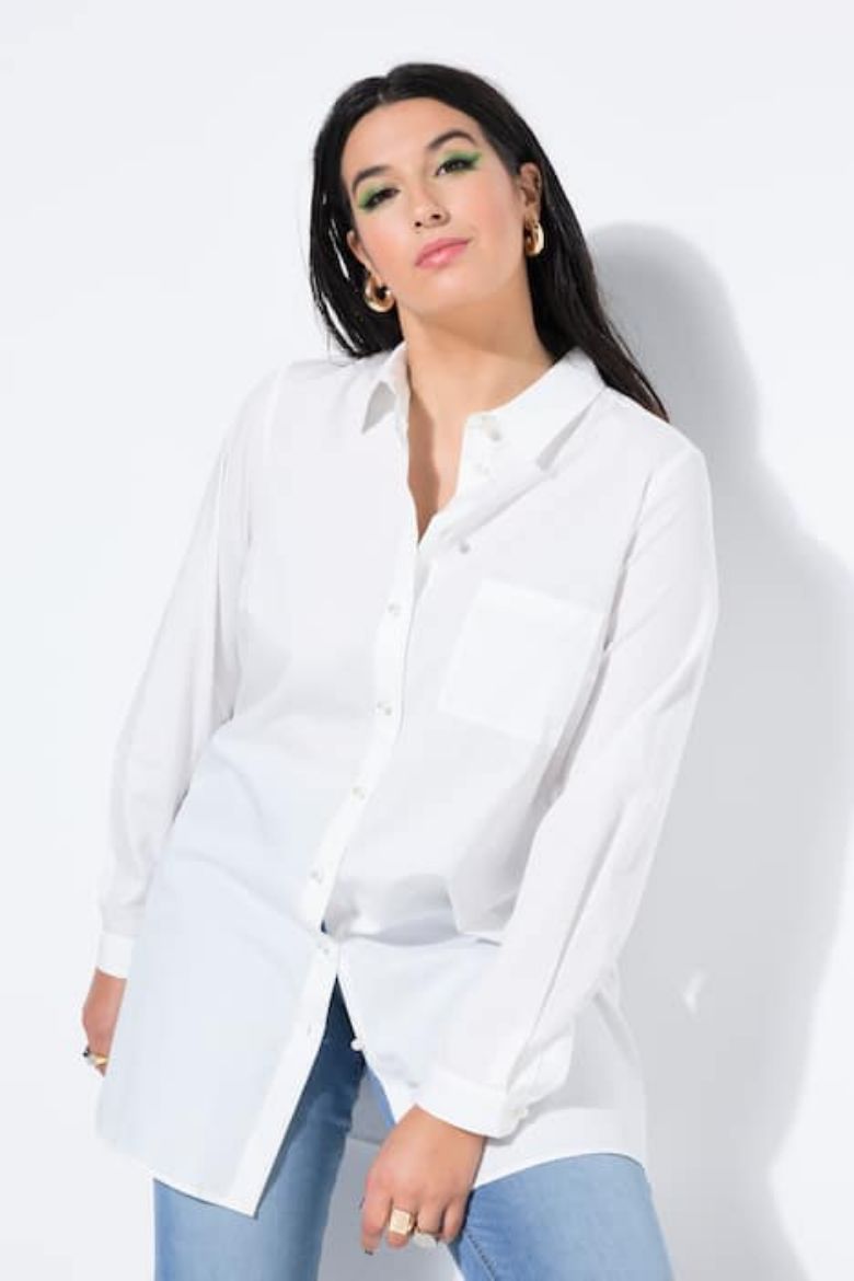 Moda za polnejše Košulja dugih ruava dužeg kroja plus velikost, xxl, Ulla Popken in Johann Popken (JP1880)