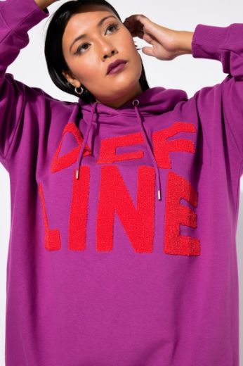 Moda za polnejše Majica dugih rukava s natpisom plus velikost, xxl, Ulla Popken in Johann Popken (JP1880)