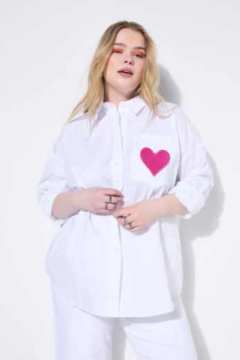 Moda za polnejše Košulja dugih rukava šireg kroja plus velikost, xxl, Ulla Popken in Johann Popken (JP1880)