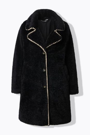 Moda za polnejše Kaput od flisa A kroja plus velikost, xxl, Ulla Popken in Johann Popken (JP1880)