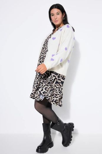 Moda za polnejše Kardigan na kopčanje plus velikost, xxl, Ulla Popken in Johann Popken (JP1880)