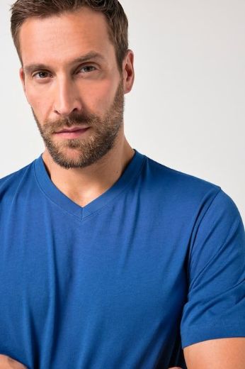 Moda za polnejše Majica Basic V ovratnik plus velikost, xxl, Ulla Popken in Johann Popken (JP1880)